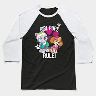 Girl Rule And Two Girl Baseball T-Shirt